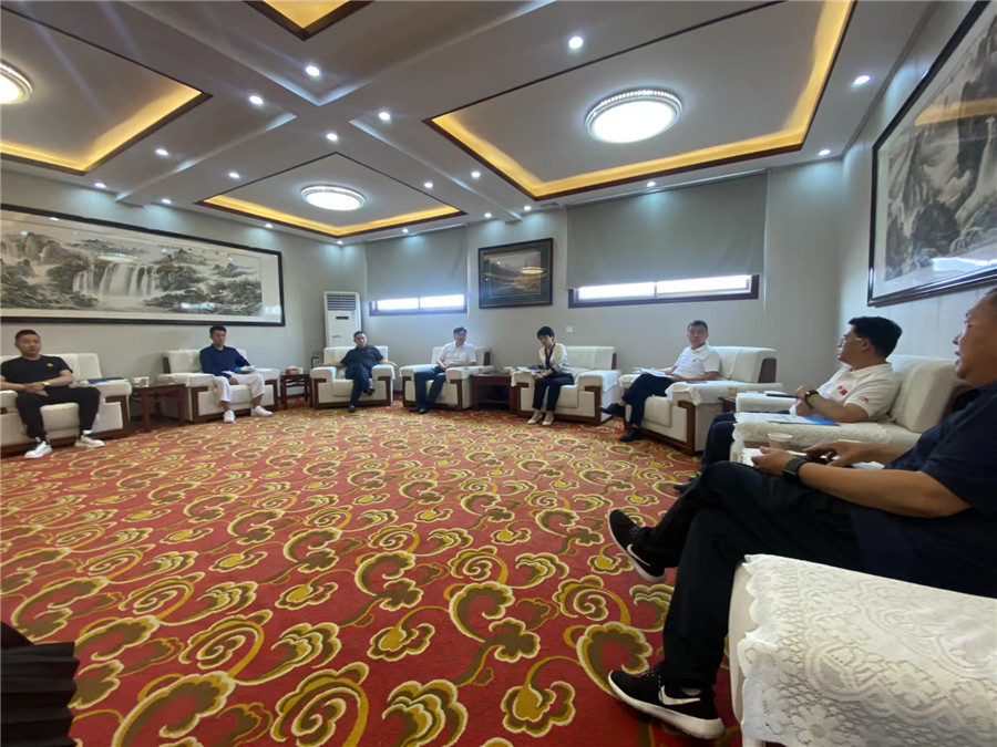 6月26日，省衛(wèi)健委一行7人在高新區(qū)領(lǐng)導(dǎo)陪同下來(lái)我司考察工作，并給出充分肯定。